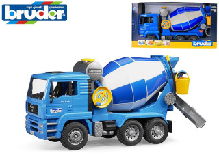 Bruder domíchávač Man 46 cm na volný chod s nádrží na vodu a kyblíkem