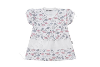 Šatičky s krátkým rukávem Kytky Baby Service Vel. 68 2. JAKOST