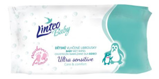 Vlhčené ubrousky Linteo Baby 64ks Sensitive