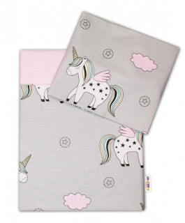 2-dílné bavlněné povlečení Jednorožec 
