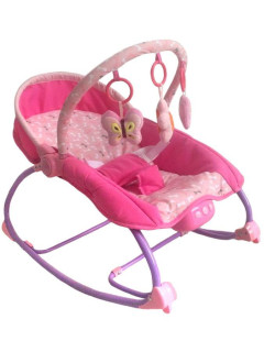 Lehátko pro miminko 2v1 Baby Mix růžové