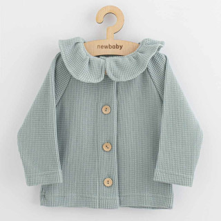 Kojenecký kabátek na knoflíky New Baby Luxury clothing Laura šedý 