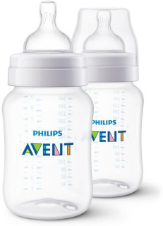 Láhev Anti-colic 260 ml bílá, 2ks Avent