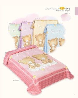 Dětská španělská deka Copito Gold 548 110 x 140 cm