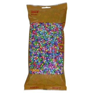 Korálky pastelové 6 000 ks MIDI Hama