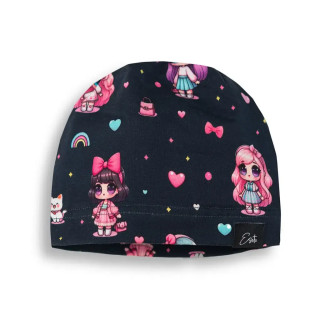 Jarní čepice Panenka - tmavě modrá Esito