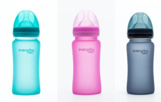 Láhev sklo, senzor, 240ml Everyday Baby