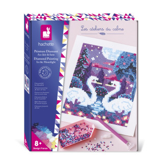 Kreativní sada Maxi Měsíční svit Malování diamanty Janod Atelier