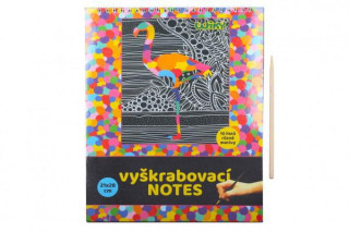 Škrabací/Vyškrabovací notes 10 listů 