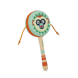 Dřevěný hudební nástroj ruční bubínek Janod Gioia