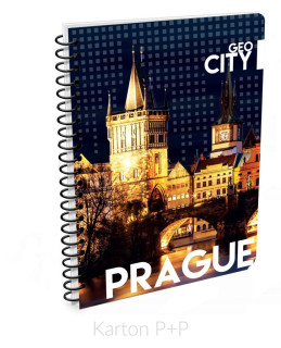Kroužkový blok A4 GEO CITY Prague