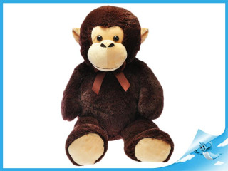 Opice plyšová 100cm s mašlí 0m+