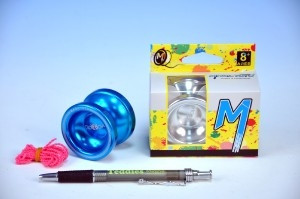 Jojo T6 - Rainbow 5x4cm hliník/kov s ložiskem STŘÍBRNÉ