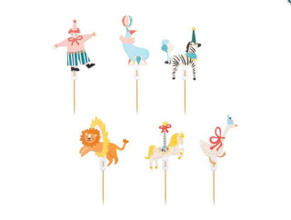 Dortová ozdoba - Cirkus, 9-11.5 cm, mix