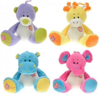 Zvířátka plyšová 20cm s výšivkou