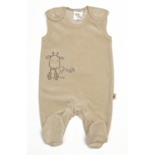 G-mini dupačky Giraffe velur krémové vel. 74