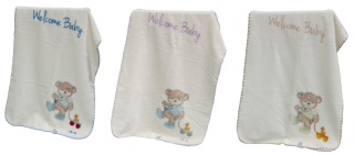 Španělská deka B 52 akrylová - Welcome baby