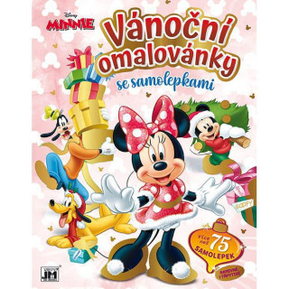 Vánoční omalovánky se samolepkami Minnie