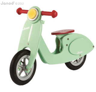 Dřevěné odrážedlo Vespa mint Janod