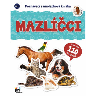 Poznávací samolepková knížka Mazlíčci