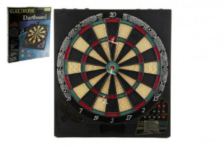 Elektronický terč digitální plast 42 cm + 6 šipek na baterie