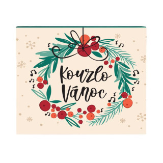 Hrací krabička - Vánoční věnec