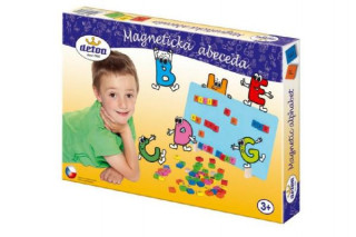 Magnetická abeceda dřevo 75ks