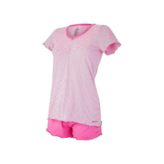 Souprava dámská Outlast® Pruh růžovobordový/tm. růžová