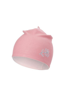 Čepice podšitá JEANS Outlast® - starorůžová/sv.pudrová