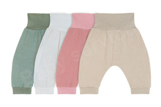 Kojenecké buggy mušelín růžová - Baby Service