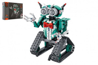 Robot RC skládací zelený se světlem a zvukem