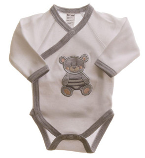 Body dl. rukáv MKCool Šedé Medvídek vel. 46-50