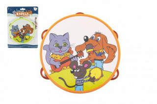 Tamburína 16 cm Zvířátka a jejich kapela