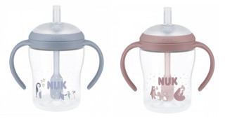 Kojenecká láhev na učení s brčkem 150 ml NUK Perfect Match