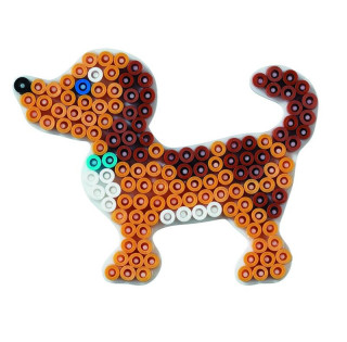 Podložka na zažehlovací korálky Hama Pejsek MIDI