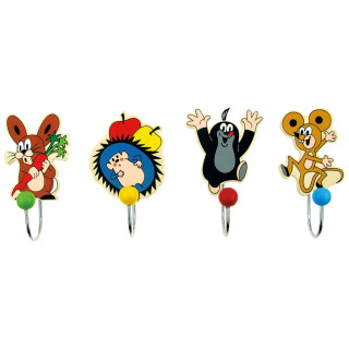 Dřevěný věšák Krteček a kamarádi