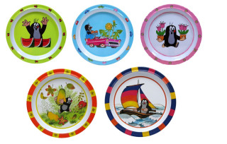 Melaminový talíř Krtek