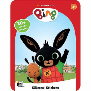 Hra se silikonovými samolepkami Bing