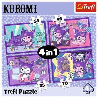 Puzzle 4v1 Den s Kuromi Trefl