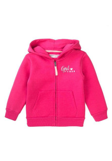 Mikina dívčí s kapucí, Minoti, růžová