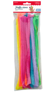 Drátky chlupaté neonové 40 ks