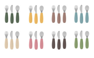 Sada příborů s nerezové oceli Take&Match 12 m+ Petite & Mars