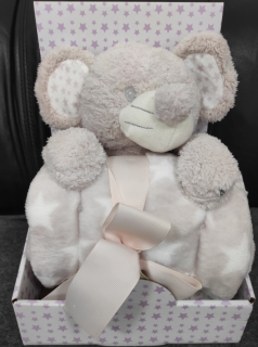 Plyšová hračka s dekou MYŠKA