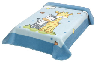 Španělská deka 637 - modrá, 80 x 110 cm