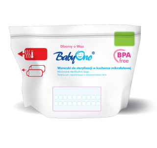 Sáčky pro sterilizaci v mikrovlnné troubě 5 ks  