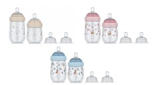 Kojenecké láhve 165 ml + 240 ml + 2 savičky Little Dutch