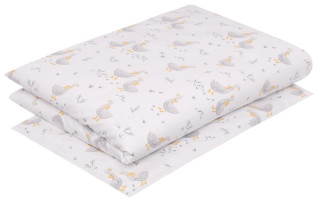 Sada povlečení 2dílné 100 x 135 cm Husy Infantilo