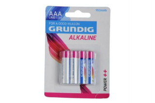 Baterie Grundig LR03/AAA 1,5 V alkaline 4ks