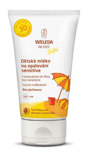 Dětské mléko na opalování SPF 30 sensitive 150 ml Weleda expirace 7/2024