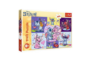 Puzzle Lilo&Stitch - Bláznivý Stitch 300 dílků 60x40 cm